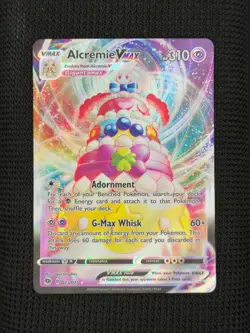 Alcremie VMAX 023/073 Holo Rare VMAX Champion's Path Pokemon Near Mint - Image 1
