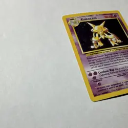 Pokemon TCG Alakazam 1/102 Base Set Holo Rare 80 HP Confuse Ray 1999 - Image 4