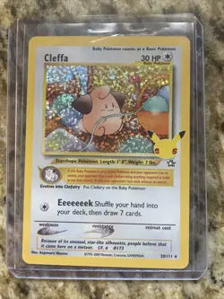 Pokemon TCG Cleffa Celebrations: Classic Collection 20/111 Holo Holo Rare - Image 1