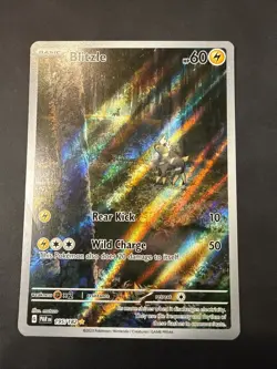 Blitzle 195/182 Illustration Rare Paradox Rift SV04 NM Holo Pokemon TCG - Image 1
