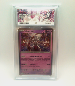 Mewtwo 151 150/165 Holo Mint Ace Grading 9 Pokemon Slab - Image 1