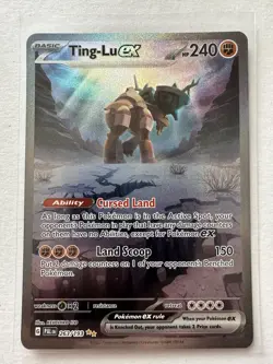 Pokemon TCG Paldea Evolved Ting-Lu ex Special Illustration Rare 263/193 - Image 1