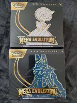 Pokemon TCG Mega Evolution ETB Elite Trainer Box Factory Sealed Set Of 2 - Image 1