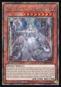 Lovely Labrynth of the Silver Castle - RA04-EN295 - Platinum Secret Rare Yugioh - Image 1