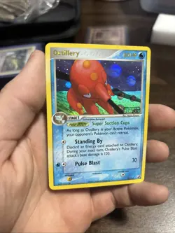 Pokemon Card - Octillery Unseen Forces 10/115 Reverse Holo STAMPED Holo Error - Image 1