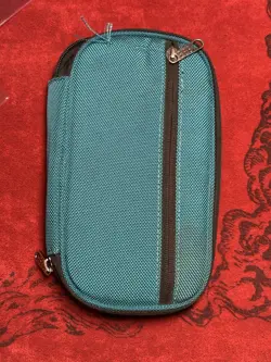 Yugioh! - Blue Zippered Calculator Case with Card Slots for TI-83 84 - Image 1