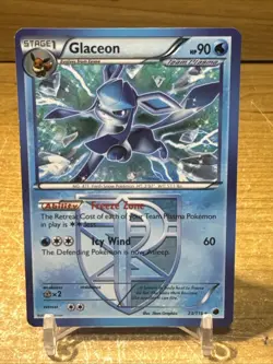 Glaceon - 23/116 - Pokemon Plasma Freeze Black & White Rare Card LP - Image 1