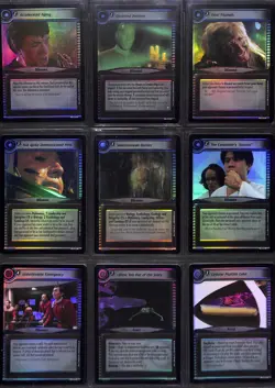 Star Trek CCG 1E Genesis Collection Complete all 27 Foil Cards 2007 Copyright - Image 2