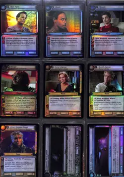 Star Trek CCG 1E Genesis Collection Complete all 27 Foil Cards 2007 Copyright - Image 4