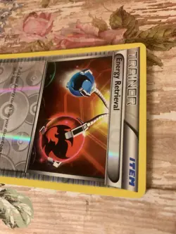 Energy Retrieval 80/101 Plasma Blast Reverse Holo LP Pokemon TCG Card - Image 5