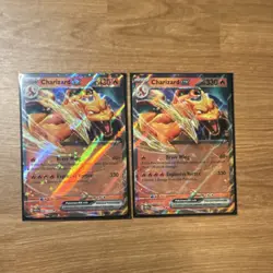Pokemon Charizard GX Card Lot 2 Cards English - Image 1