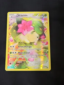 Pokemon TCG Shaymin Black Star Promos XY115 Holo Card - Image 1