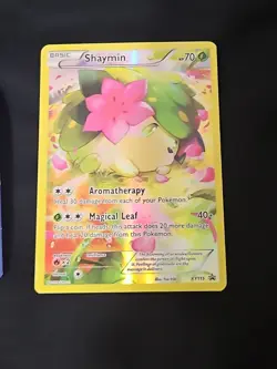 Pokemon TCG Shaymin Black Star Promos XY115 Holo Card - Image 3