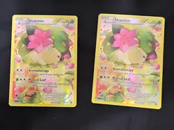 Pokemon TCG Shaymin Black Star Promos XY115 Holo Card - Image 5
