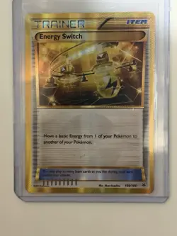 Energy Switch 109/108 Secret Rare Gold – XY Roaring Skies Pokemon Card NM - Image 1