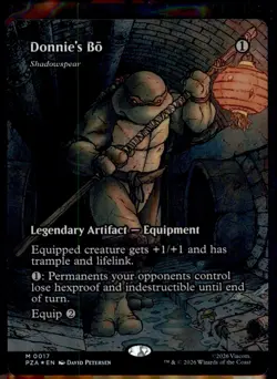 Donnie's Bo - Shadowspear Foil M PZA 17 NM - Image 1