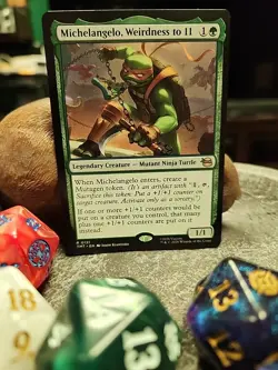 MTG Michelangelo, Weirdness to 11 - Regular - Teenage Mutant Ninja Turtles #0121 - Image 1