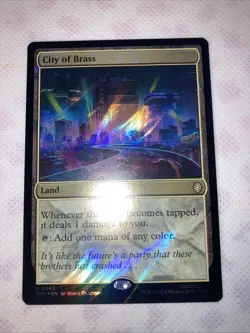 City of Brass (Surge Foil) Commander: Teenage Mutant Ninja Turtles Foil - Image 1