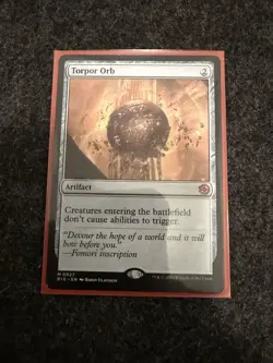 MTG Torpor Orb - Foil, NM-Mint, English Outlaws of Thunder Junction: The Big Sco - Image 1