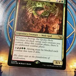 MTG Anzrag, the Quake-Mole (186/462) Murders at Karlov Manor M/NM - Image 3
