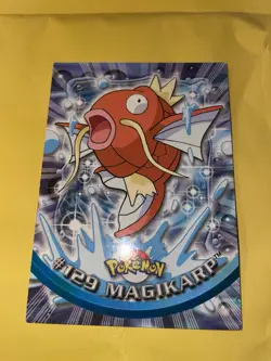 Topps 2000 Pokemon TV Animation Edition Series 3 Non-Holo Card #129 Magikarp - Image 1