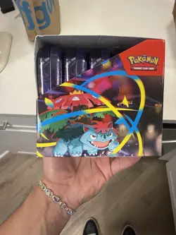 Pokemon TCG Mega Heroes Mini Tin Display Factory Sealed 10 Mini Tins - Image 1
