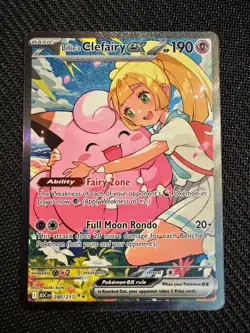 Pokemon TCG Lillie's Clefairy ex 280/217 Ascended Heroes SIR FREE INSR SHIPMENT! - Image 1