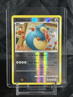 POKEMON TCG SNORLAX Lv.37 33/111 REVERSE HOLO RARE MODERATE PLAY RISING RIVALS - Image 3
