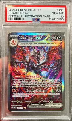 2024 Pokemon Paldean Fates Charizard Ex SIR 234/091 PSA 10 Gem Mint - Image 1