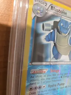 PSA 9 Pokemon 2012 Blastoise 31/149 Reverse Holo *Small Crack In Slab* Low Pop - Image 2
