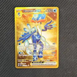 Pokemon Paldea Evolved Gold Rare ex Holo Lot Skeledirge Quaquaval Meowscarada (… - Image 3