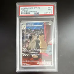 Pokemon Persian Sv: Shrouded Fable Illustration Rare Holo PSA 9 078/064 2024 - Image 2