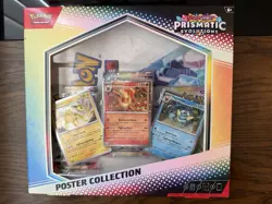 Pokemon TCG: Scarlet & Violet Prismatic Evolutions Poster Collection - New - Image 1