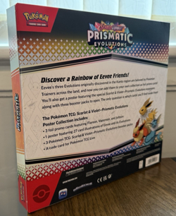 Pokemon TCG: Scarlet & Violet Prismatic Evolutions Poster Collection - New - Image 3