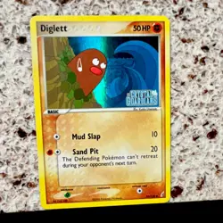 Diglett Reverse Holo – EX Crystal Guardians 50/100 – Pokemon - Rare Stamped - Image 1