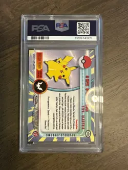 2000 Pokemon Chrome Sparkle-Chrome #25 - Pop 6 - PSA 7 - Image 3