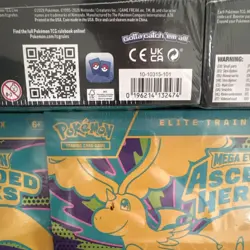 (Lot of 5!) Pokemon Mega Evolution Ascended Heroes ETB 2026 Dragonite x5 - Image 2