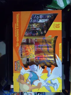 Pokemon TCG Reshiram & Charizard GX Premium Collection Box Factory Sealed RARE - Image 1