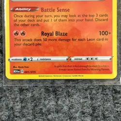 Pokemon McDonald's 2024 Charizard 001/015 Promo Royal Blaze NM/Mint - Image 4