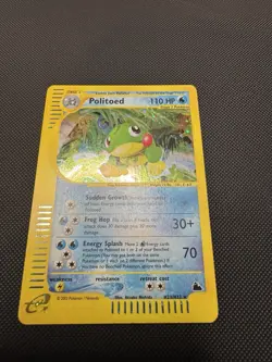 Politoed H23 Skyridge Holo E-Reader Extremely Clean Holo Pokemon TCG - Image 1