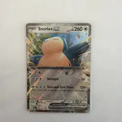 Snorlax EX 076/131 Sv: Prismatic Evolutions Holographic Card Pokemon TCG - Image 1