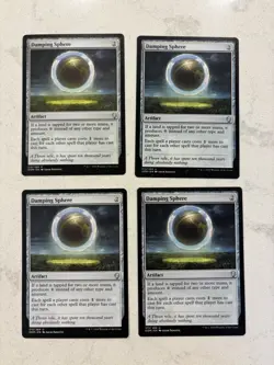 Magic the Gathering MTG Damping Sphere Play Set Of 4 Cards - Image 1