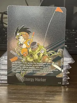 Son Goku E-45 Silver Energy Marker Dragon Ball Manga Booster Card Fusion World - Image 1
