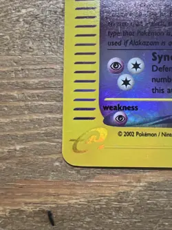 Alakazam 1/165 Expedition Reverse Holo Rare Pokemon Card 2002. LP+ - Image 4