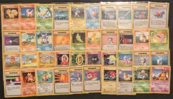 CHEAP BASE Pokemon Partial SET (40 Cards) WOTC TCG Played Condition -Lot 209🔥 - Image 1