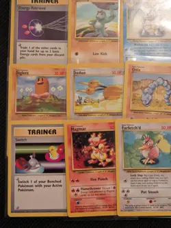 CHEAP BASE Pokemon Partial SET (40 Cards) WOTC TCG Played Condition -Lot 209🔥 - Image 2