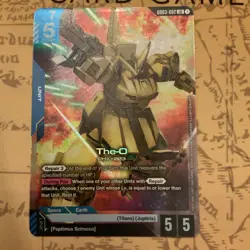 Bandai Gundam War TCG The-O Unit Card Paptimus Scirocco G003-002 - Image 1