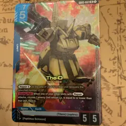Bandai Gundam War TCG The-O Unit Card Paptimus Scirocco G003-002 - Image 2