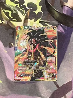 SS4 Son Goku, a Heartfelt Plea SR Foil NM card Dragon Ball Super SR - Image 1