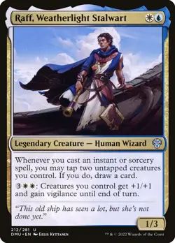 MTG Raff, Weatherlight Stalwart (212/552) Dominaria United MP - Image 1